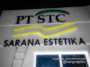 Huruf Timbul Non LED Galvanis - Gambar 2