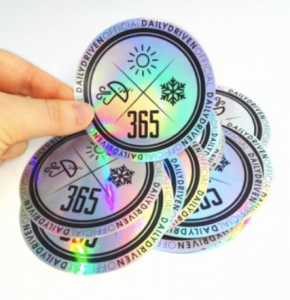 Die Cut + Print Sticker A3+ Hologram - Gambar 2