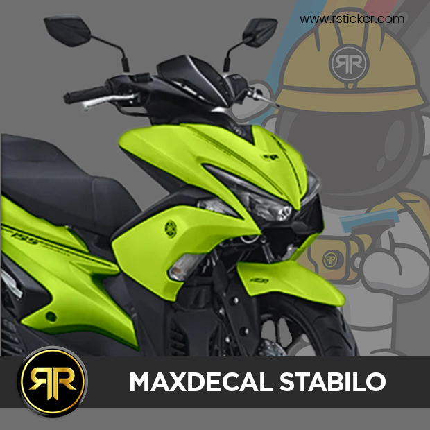 Maxdecal Stabilo MEDIUM - Wrapping Sticker Motor Fluorescent / Stabilo - Gambar 1