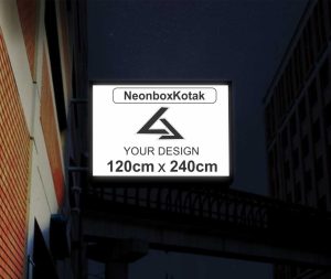 Neonbox Kotak - Uk. 120cm x 240cm
