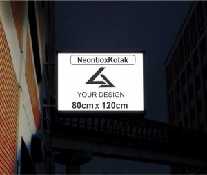 Neonbox Kotak - Uk. 80cm x 120cm