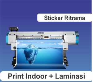 Sticker Ritrama Print Indoor + Laminasi