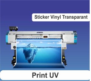 Sticker Vinyl Transparant Print UV
