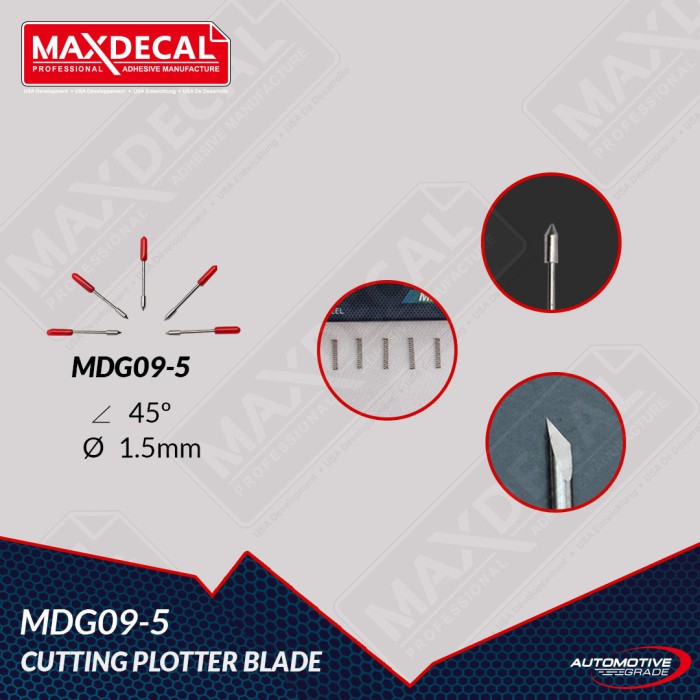 40ef45b0-fc4d-4b06-911c-73f5d06ae6c1.jpg RSTICKER - Mata Pisau MAXDECAL Japan Steel Mesin Kating GRAPHTEC MDG CB09U Box - Gambar 1