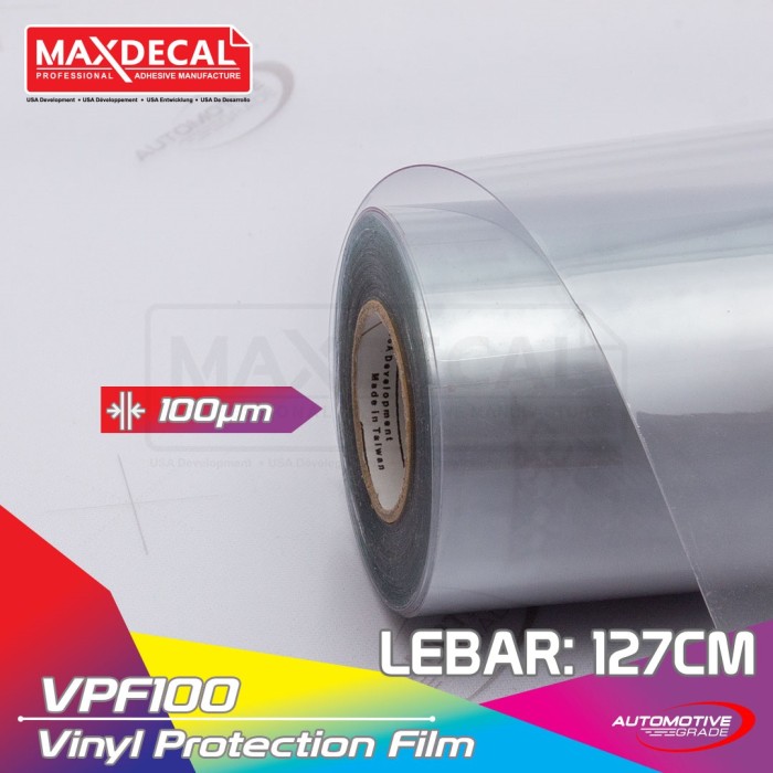 45989ec8-850a-49e6-9c0d-7e3618422234.jpg RSTICKER - MAX DECAL CLEAR HD Laminasi Print VPF 100 HIGH GLOSS 127 cm Meteran - Gambar 1