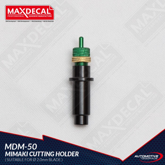 6a88b639-8742-486c-93ba-04188ca37f6e.jpg RSTICKER - MAXDECAL Blade Holder MIMAKI Cutting Plotter Mata Pisau ROLAND JINKA - Gambar 1