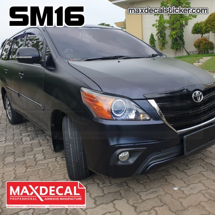 8123b1ad-155b-46bf-a052-5ce5cfed3c87.jpg RSTICKER - MAXDECAL 9500 SM16 Satin Metal Night Blue Semi Doff Premium Meteran - Gambar 1