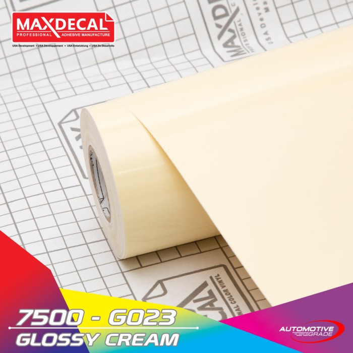 898778a8-7ae1-43a0-bc24-5757e0f68ca7.jpg RSTICKER - MAXDECAL 7500 023 CREAM Skotlet Polet Motor Krem Susu Coklat Unik - Gambar 1