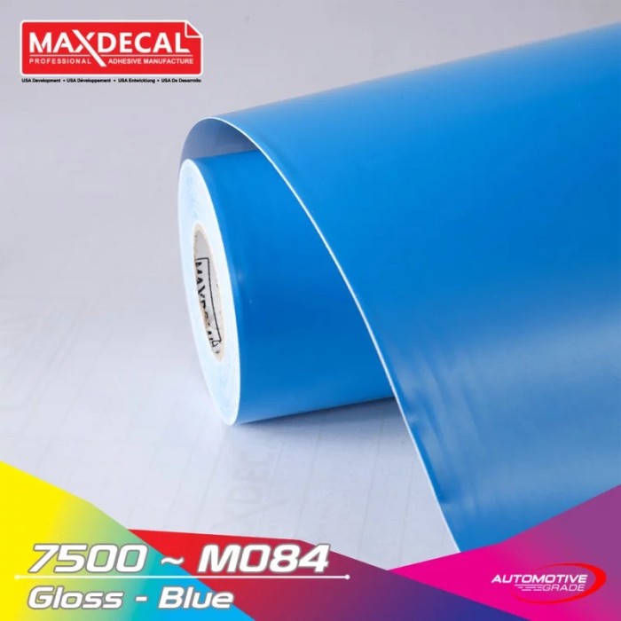 8f994a3e-0532-4e7f-98c1-4be7b9269864.jpg RSTICKER - MAXDECAL Skotlet Warna 084 SKY BLUE Gloss Matt Dof Polet Motor Sticker - Gambar 1
